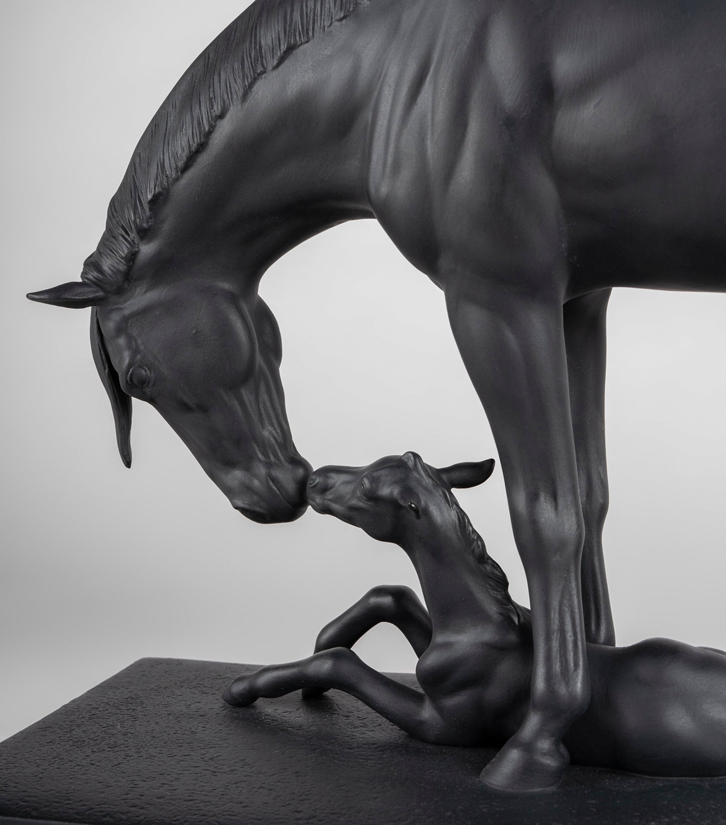 Lladró Mare and Foal Figurine
