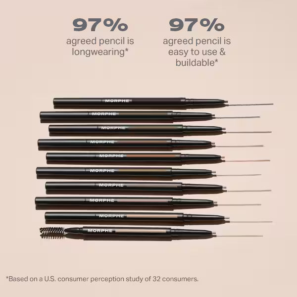 Morphe Micro Brow Pencil Biscotti, imported from the UK
