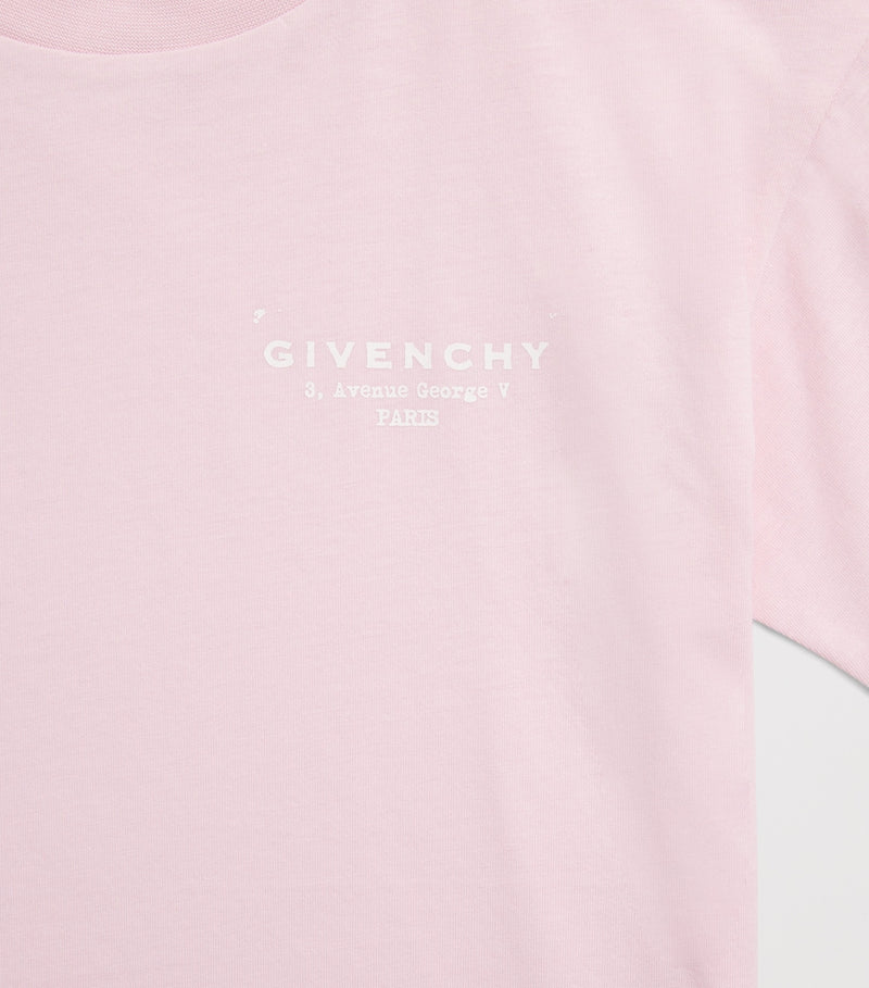 Givenchy kids cotton logo T-shirt 4-12 years, UK version