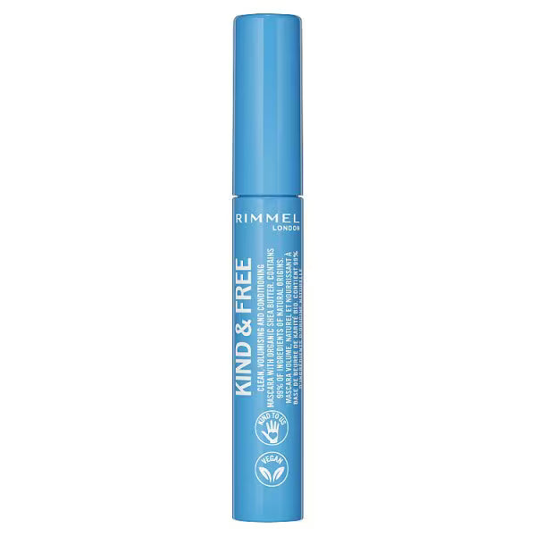 Rimmel Kind and Free Clean Volume Mascara Black, imported from the UK