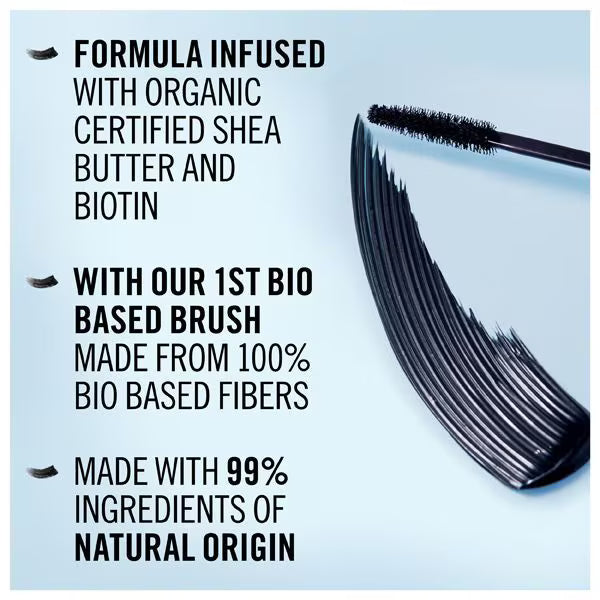 Rimmel Kind and Free Clean Volume Mascara Black, imported from the UK