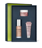 Elemis Plump-It-Up skincare gift set with rose-infused cleanser, serum, and cream - British product
