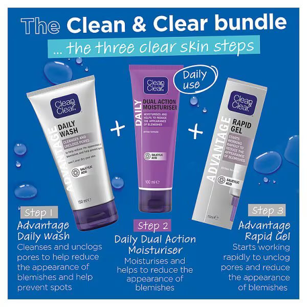 Clean & Clear skin balancing moisturiser 100ml - British product