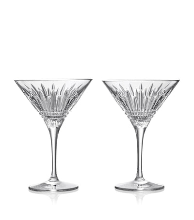 Waterford Lismore Martini Glasses Set of 2 Cocktail Glasses 250ml