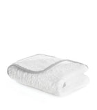 GRACCIOZA Egyptian cotton bath towel with colourful piping 70cm x 140cm, UK version