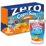 Capri-Sun Zero Orange Kids Juice Drink 8 x 200ml - British product