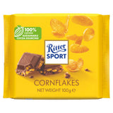 Ritter Sport Cornflakes milk chocolate bar 100g, imported from the UK