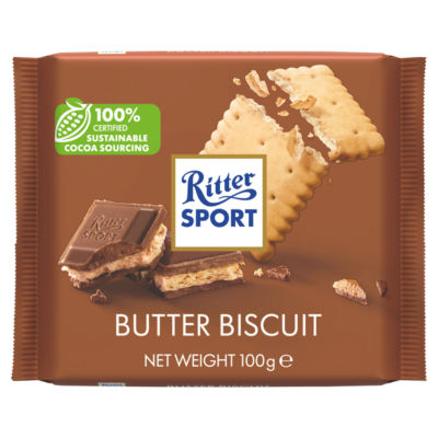 Ritter Sport Butter Biscuit Chocolate Bar 100g