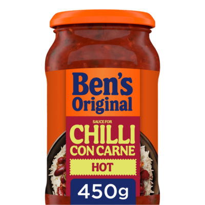 Ben's Original hot chilli con carne sauce 450g - British product