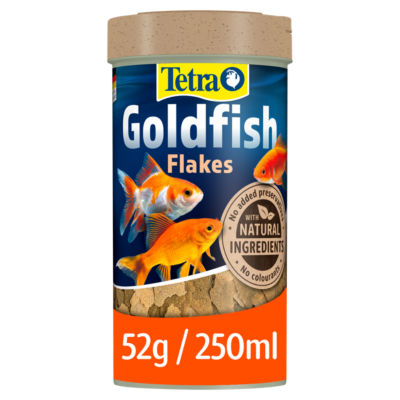 Tetra goldfish food flakes 52g (British brand)