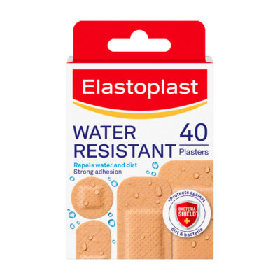 Elastoplast water resistant plasters 40 Pcs - British product