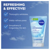 Nivea Refreshing Face Scrub with Hyaluronic Acid 150ml, imported from the UK