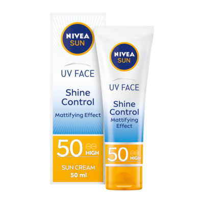 Nivea UV Face Shine Control Cream SPF 50 50ml, imported from the UK