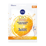 Nivea Q10 Energy Instant Recharge Sheet Mask 1 piece - British product