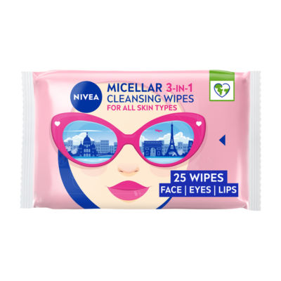 Nivea Micellar Water Wipes Cleansing 25s, imported from the UK