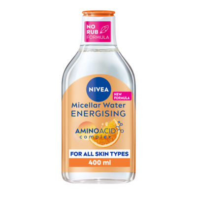 Nivea Micellar Water Energising 400ml, imported from the UK
