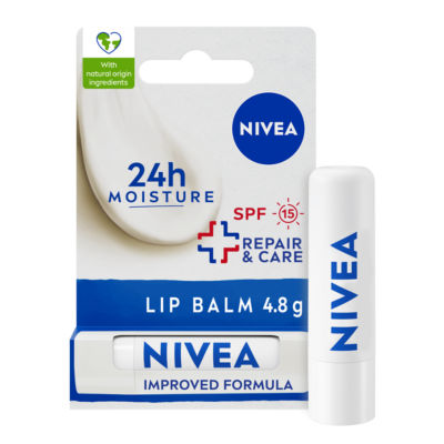 Nivea SPF15 lip balm 4G, imported from the UK