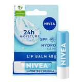 Nivea Hydro Care SPF15 lip balm 4G, imported from the UK