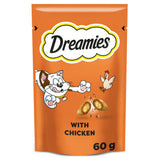 Dreamies cat treat biscuits chicken 60g - British product