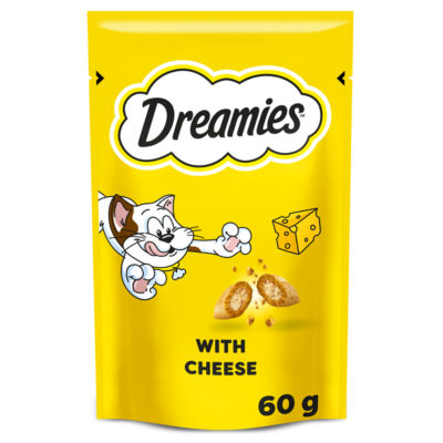 Dreamies cheese cat treat biscuits 60g - British product