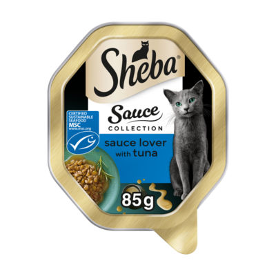 Sheba tuna wet cat food tray 85g (British brand)