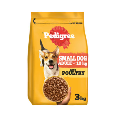 Pedigree dog food Poultry and Vegetables 3kg, imported from the UK