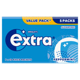 Extra peppermint sugarfree chewing gum multipack 5x10 pieces - British product