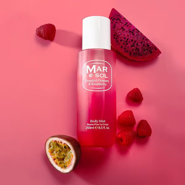 Mar E Sol Body Mist Tropical Floral 250ml, imported from the UK
