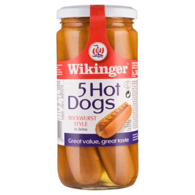 Wikinger 5 Bockwürstchen im Stil von Hot Dogs in Lake 380g