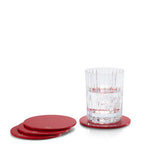 Set of four Baccarat Octogone coasters - British product