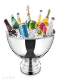 Jeray Clear Final Touch Stainless Steel Beverage Bin