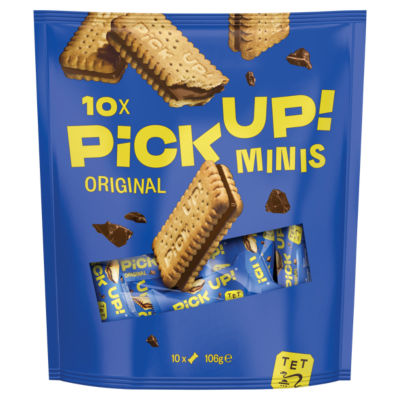 Bahlsen PiCK UP Minis chocolate biscuit bars 10 pack - British product