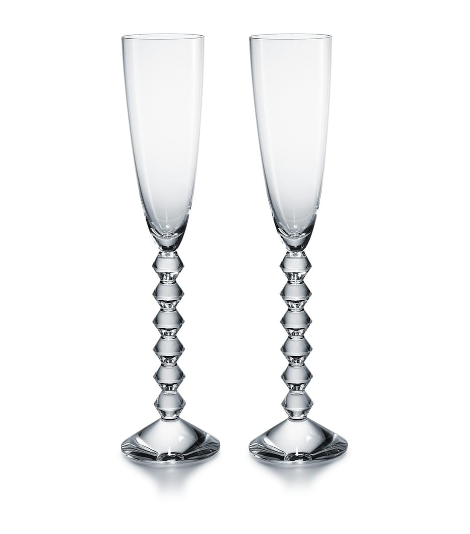 Baccarat Set of 2 Flutissimo Champagne Flutes
