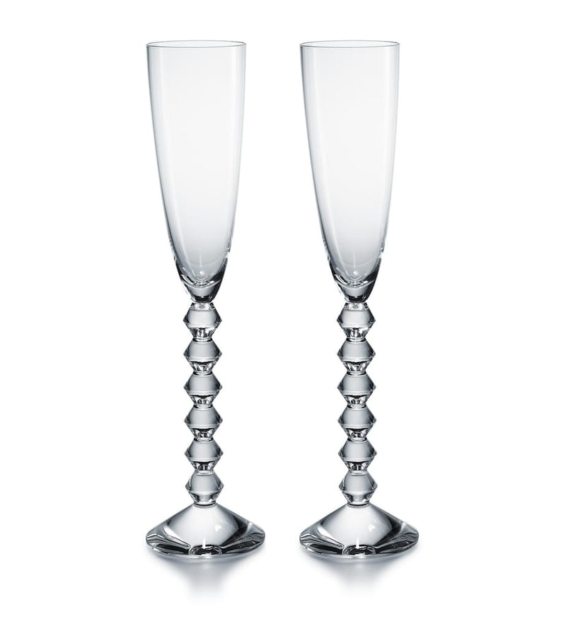 Baccarat Set of 2 Flutissimo Champagne Flutes