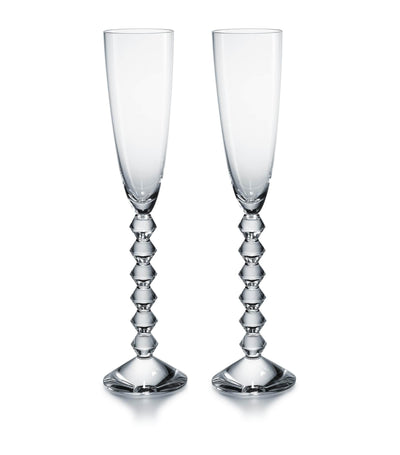 Baccarat Set of 2 Flutissimo Champagne Flutes