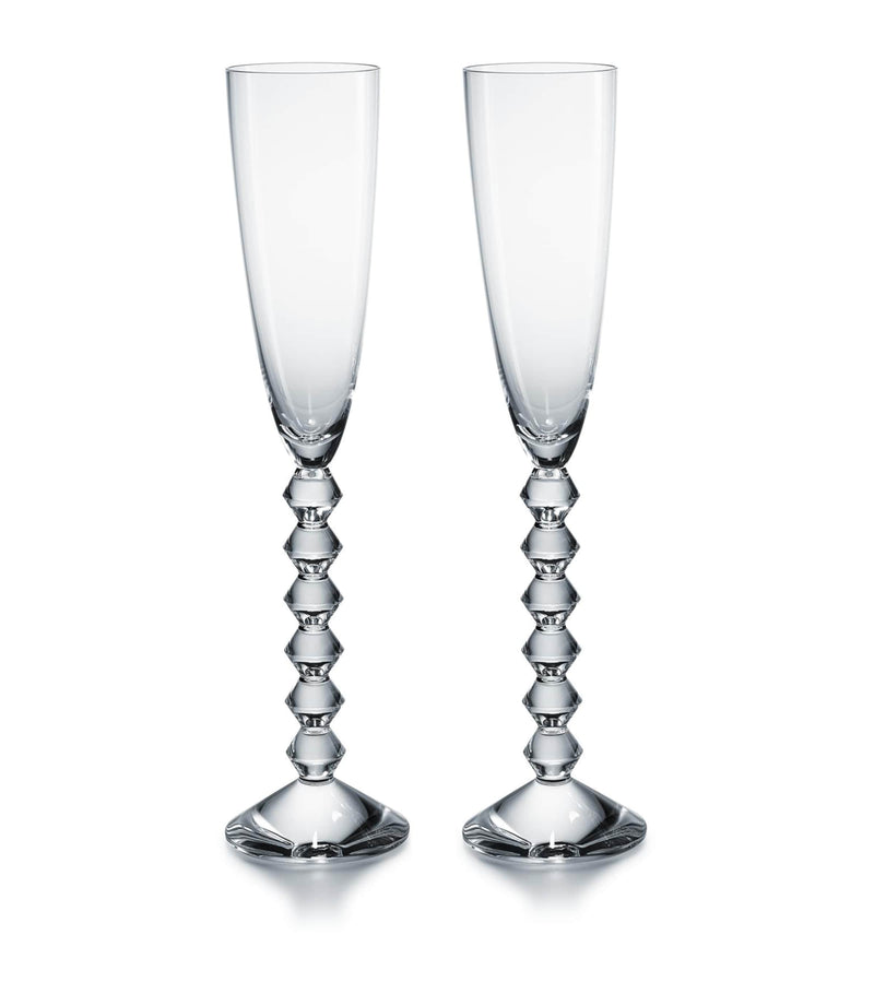 Baccarat Set of 2 Flutissimo Champagne Flutes