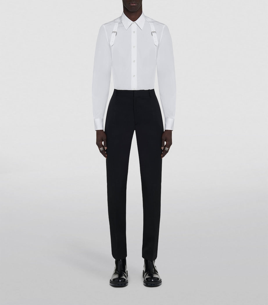 McQueen Wool Tailored Trousers