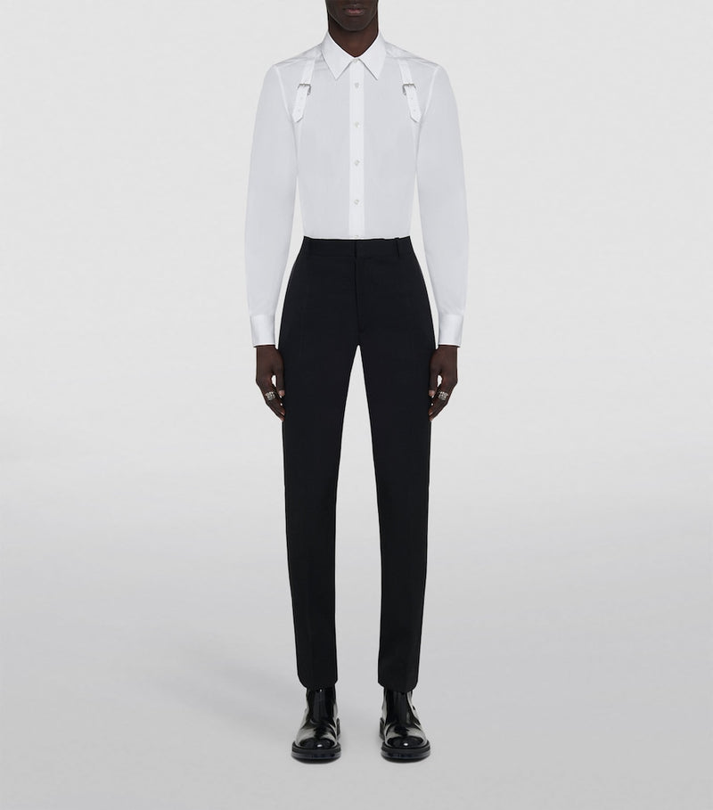 McQueen Wool Tailored Trousers