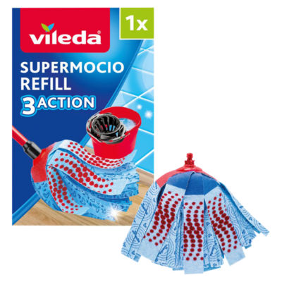 Vileda Supermocio 3 Action XL mop head (British brand)