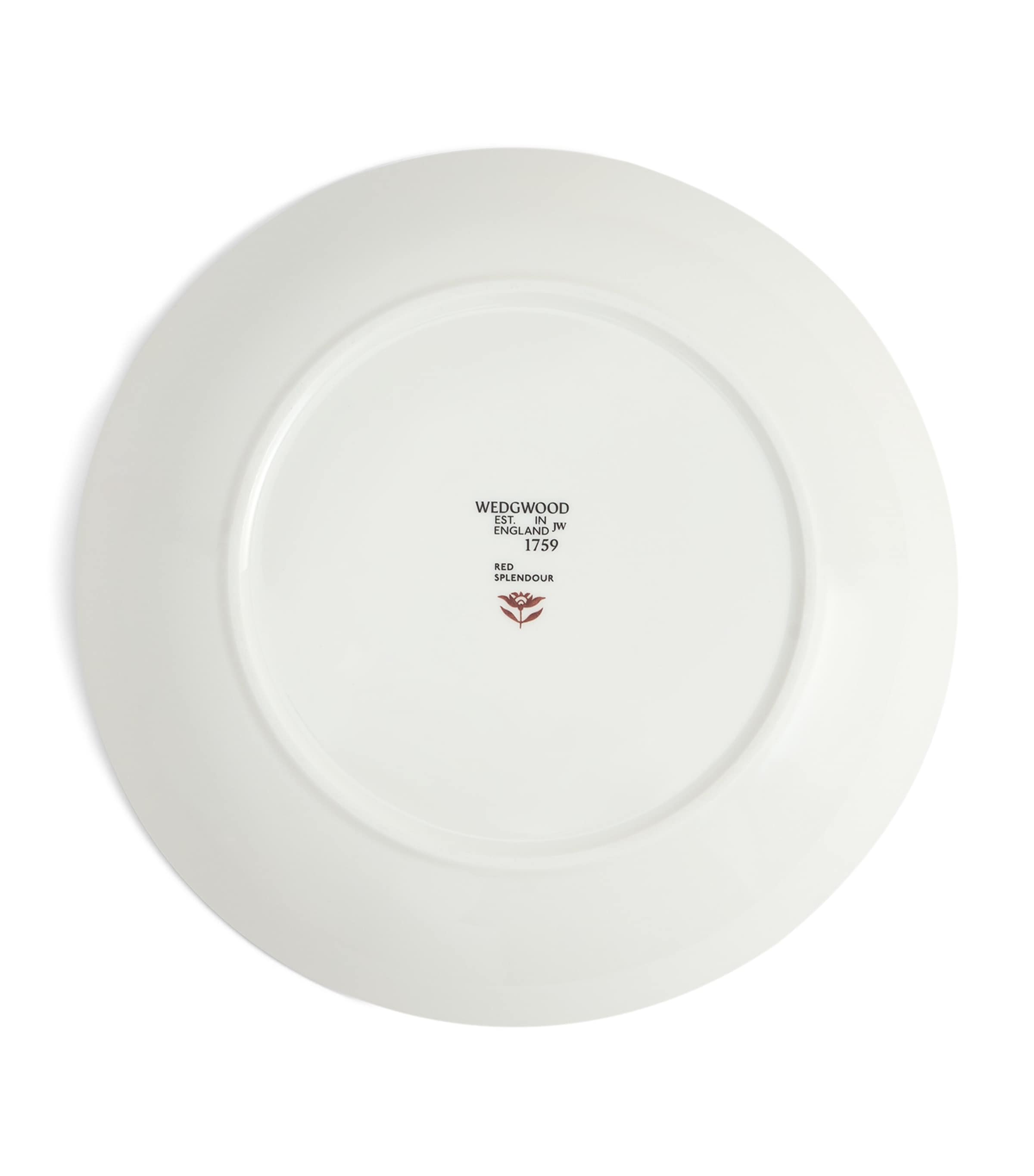 Wedgwood Red Splendour deep plate 22cm (British brand)