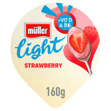 Muller Strawberry Yogurt Pot 160g, imported from the UK