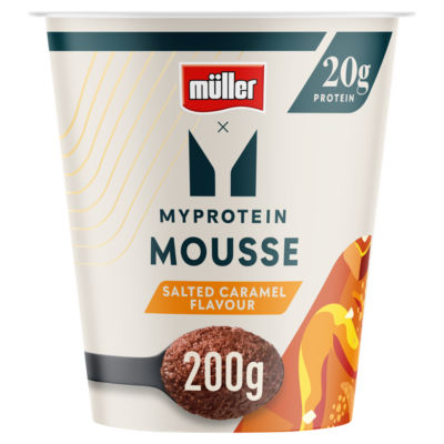 Muller Myprotein Salted Caramel Mousse 200g, imported from the UK