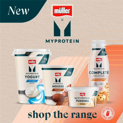 Muller Myprotein Salted Caramel Mousse 200g, imported from the UK