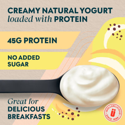 Müller Myprotein vanilla yogurt 500g, imported from the UK