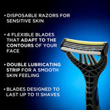 Wilkinson Sword Disposable Razor Xtreme 3 4 pack (British brand)