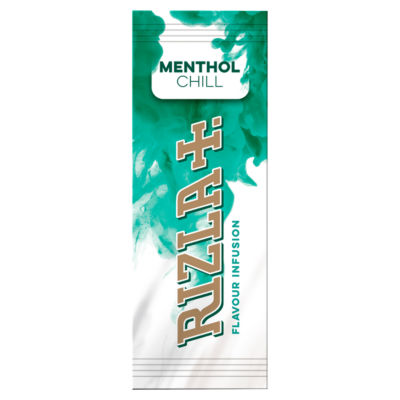 Rizla Menthol Chill Flavour Infusion for rolling tobacco, imported from the UK