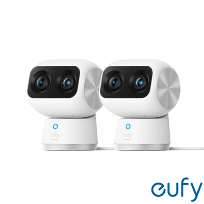 eufy S350 4K Dual Lens Pan-Tilt Smart Indoor Security Camera 2 Pack