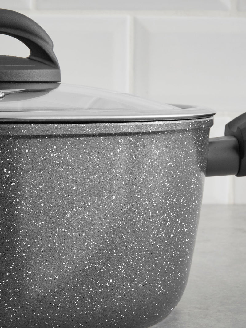 Tower Grey 24cm casserole pot with Cerastone coating (British brand)