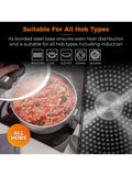 Tower Grey 24cm casserole pot with Cerastone coating (British brand)