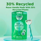 Wilkinson Sword myIntuition Xtreme 3 Sensitive Disposable Women's Razors   4 per pack - McGrocer